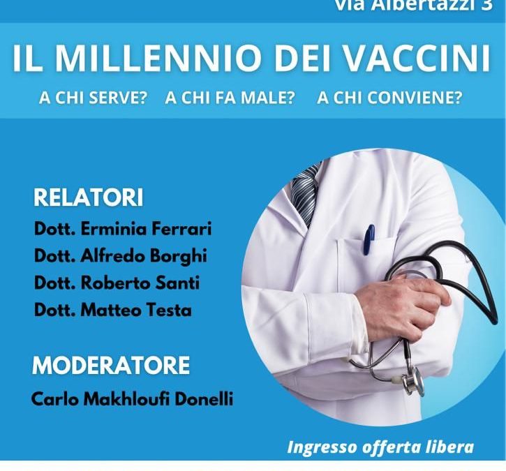 Genova 22.04.2023 Il Millennio dei Vaccini
