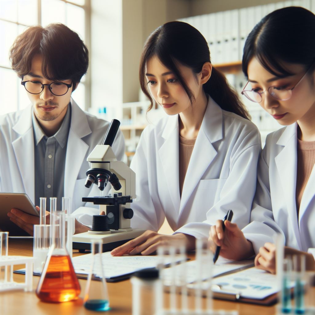 Pfizer: ricercatori giapponesi al lavoro